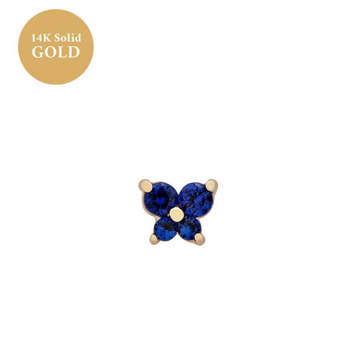 Pendientes con forma de mariposa y piedra natal de Olivenorma12 