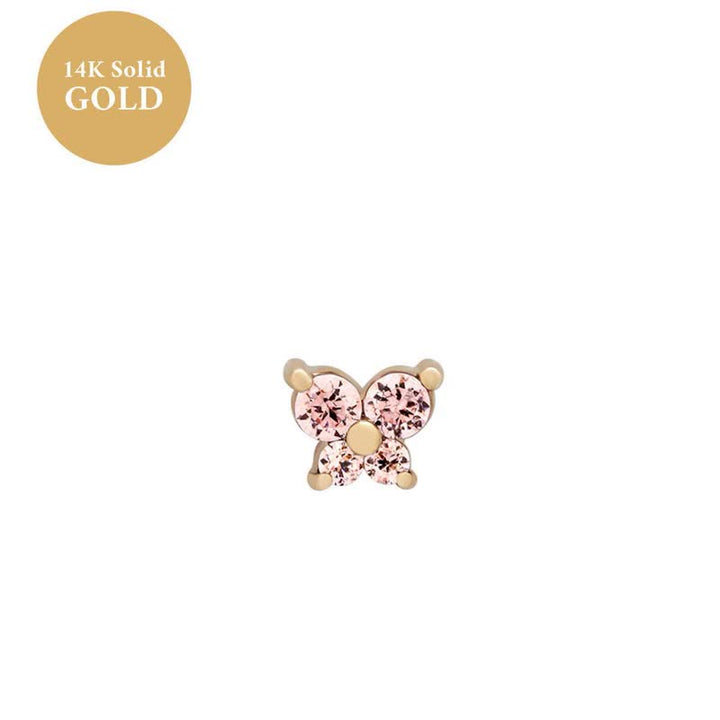 Pendientes con forma de mariposa y piedra natal de Olivenorma12 