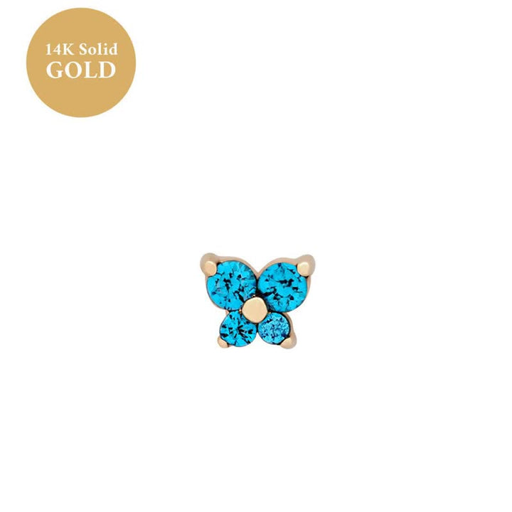 Pendientes con forma de mariposa y piedra natal de Olivenorma12 