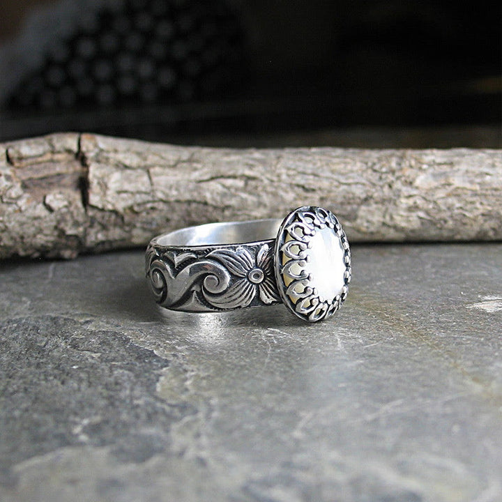 Anillo de madreperla Olivenorma - Cornejo blanco