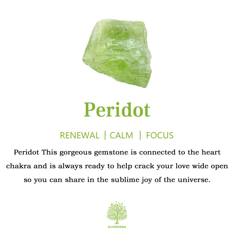 Péndulo de los deseos de los 7 chakras con piedra de cristal natural Olivenorma