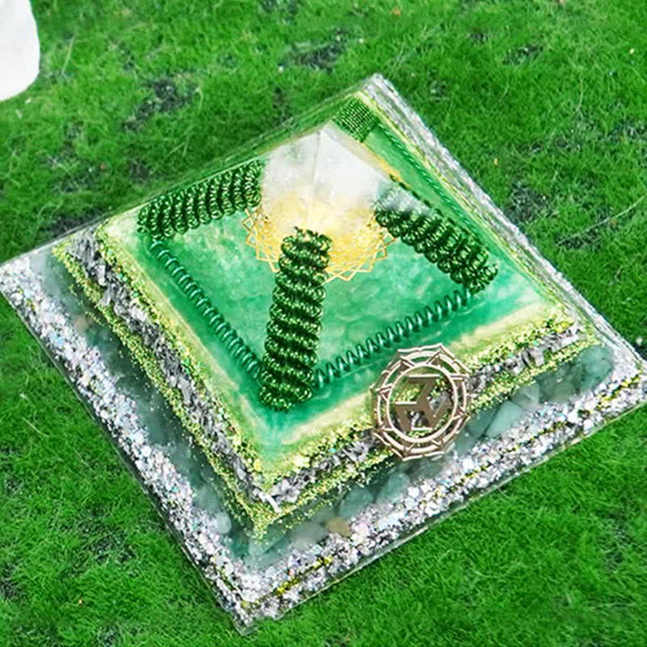 Pirámide de orgón natural multifuncional de piedra curativa Olivenorma