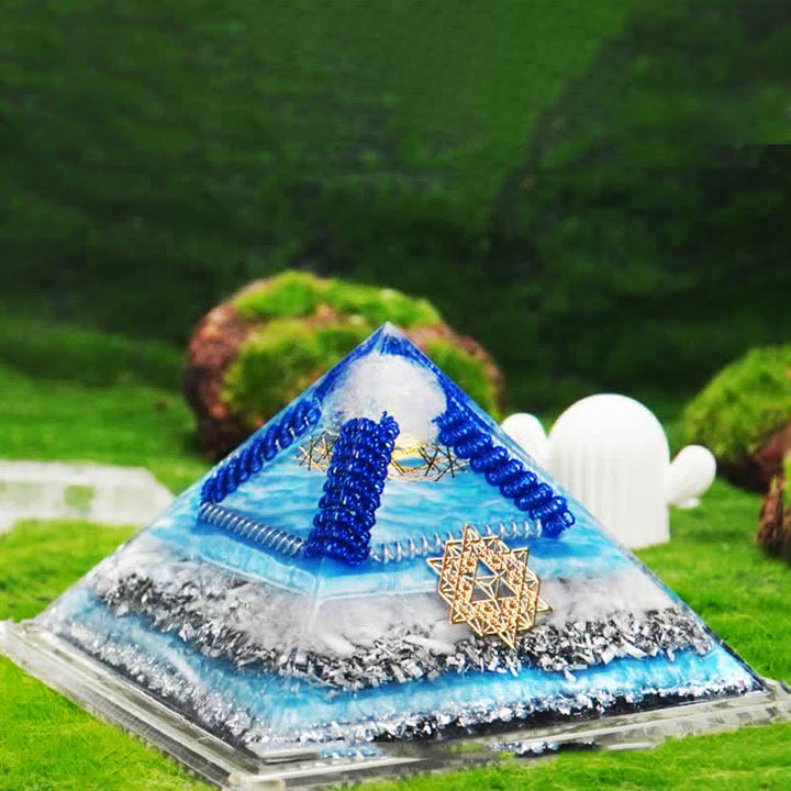 Pirámide de orgón natural multifuncional de piedra curativa Olivenorma