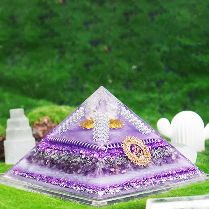 Pirámide de orgón natural multifuncional de piedra curativa Olivenorma