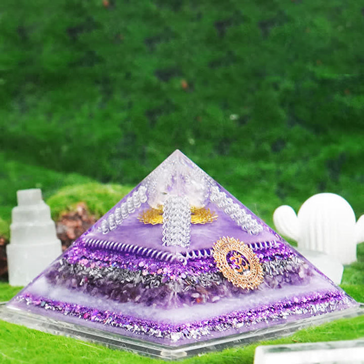 Pirámide de orgón natural multifuncional de piedra curativa Olivenorma