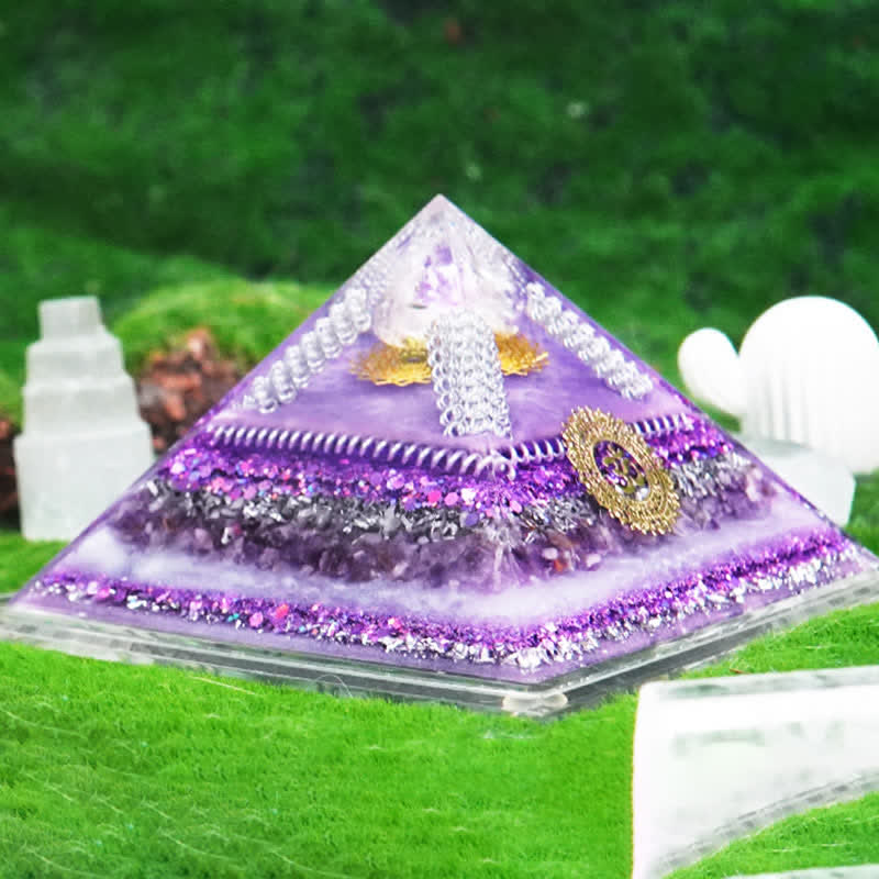 Pirámide de orgón natural multifuncional de piedra curativa Olivenorma