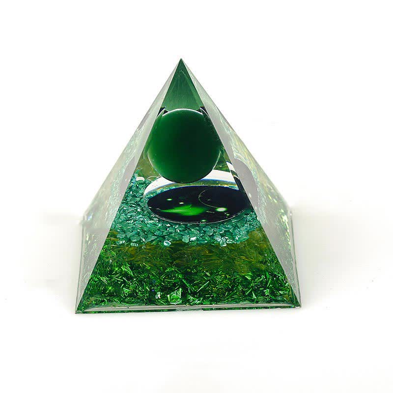Pirámide de orgón de constelación de piedra natural de 6 cm de Olivenorma
