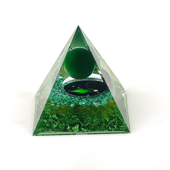 Pirámide de orgón de constelación de piedra natural de 6 cm de Olivenorma