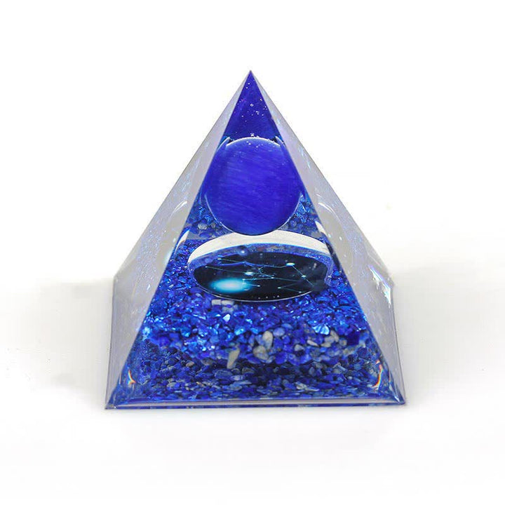 Pirámide de orgón de constelación de piedra natural de 6 cm de Olivenorma