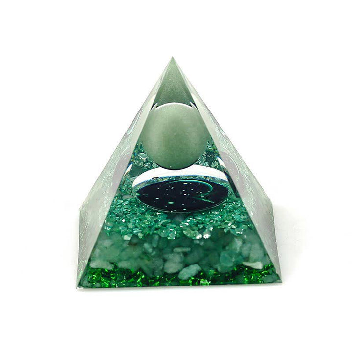 Pirámide de orgón de constelación de piedra natural de 6 cm de Olivenorma