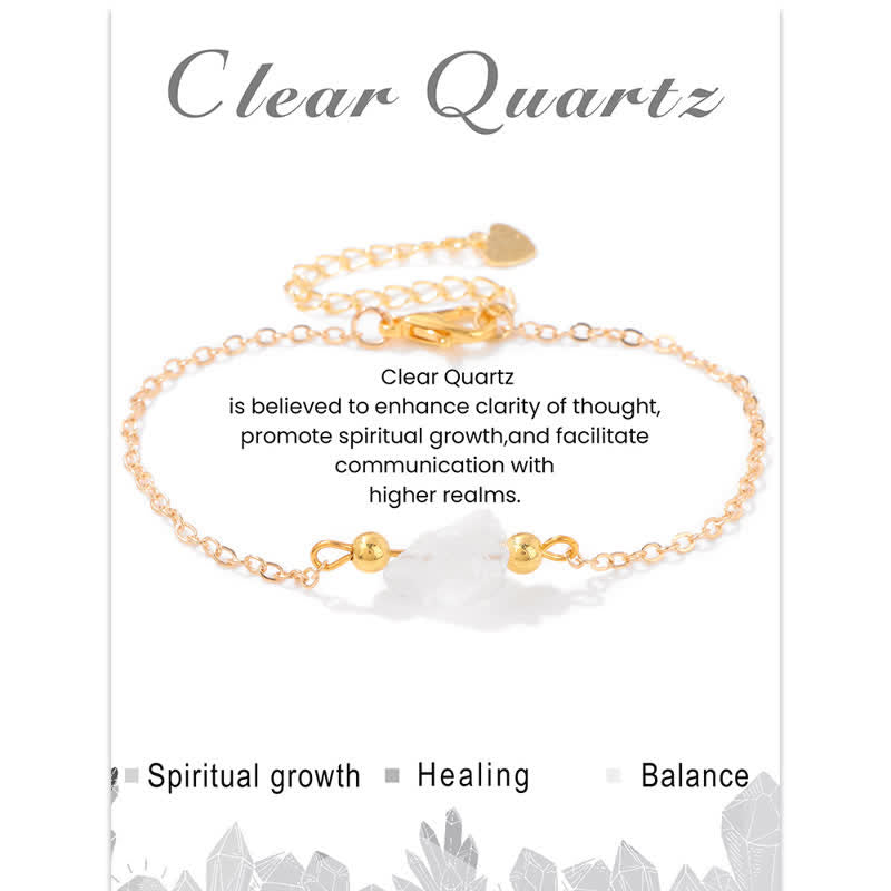 Pulsera con colgante de tarjeta de piedra áspera irregular natural de Olivenorma 