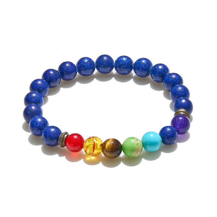Pulsera de lazurita del chakra Olivenorma