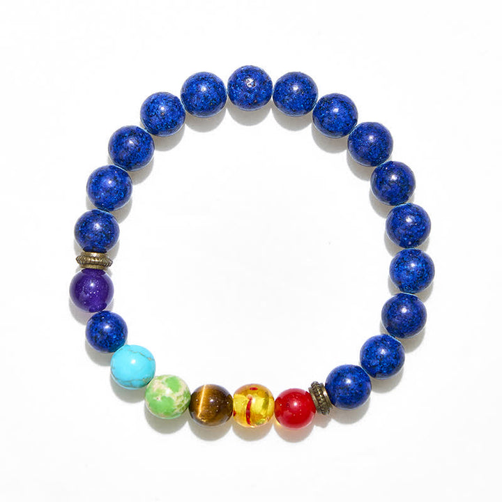 Pulsera de lazurita del chakra Olivenorma