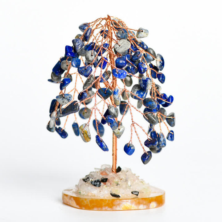 Árbol de sauce con base de cristal natural de Olivenorma para Feng Shui
