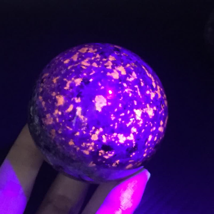 Juego de 5 esferas de cristal de yooperlita natural de Olivenorma