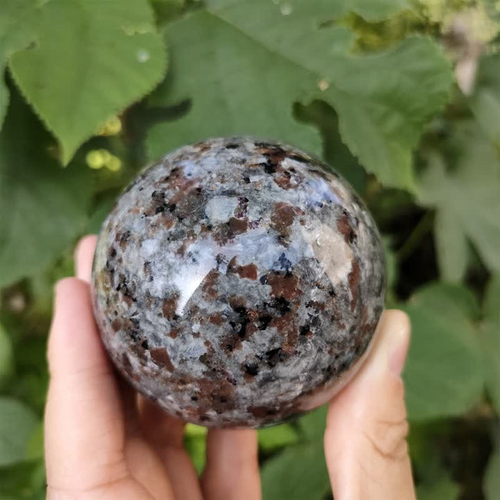 Juego de 5 esferas de cristal de yooperlita natural de Olivenorma