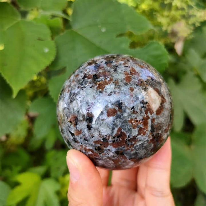 Juego de 5 esferas de cristal de yooperlita natural de Olivenorma