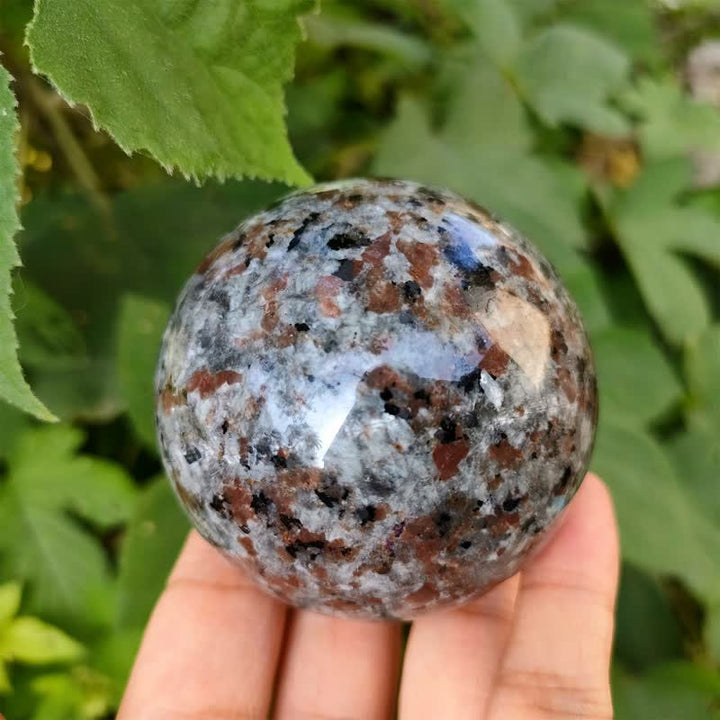 Juego de 5 esferas de cristal de yooperlita natural de Olivenorma