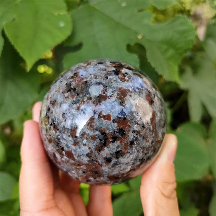 Juego de 5 esferas de cristal de yooperlita natural de Olivenorma