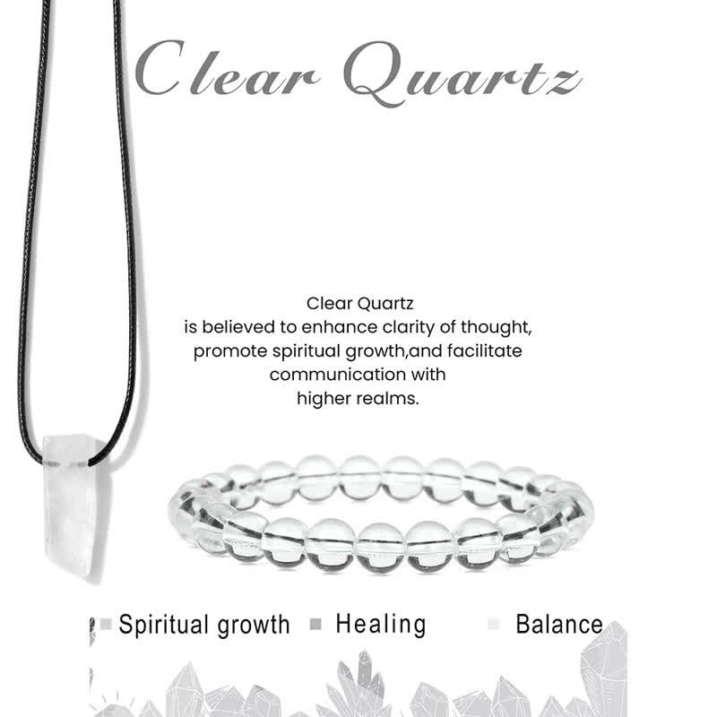 Conjunto de joyería con colgante y pulsera de cuentas de piedra natural Olivenorma