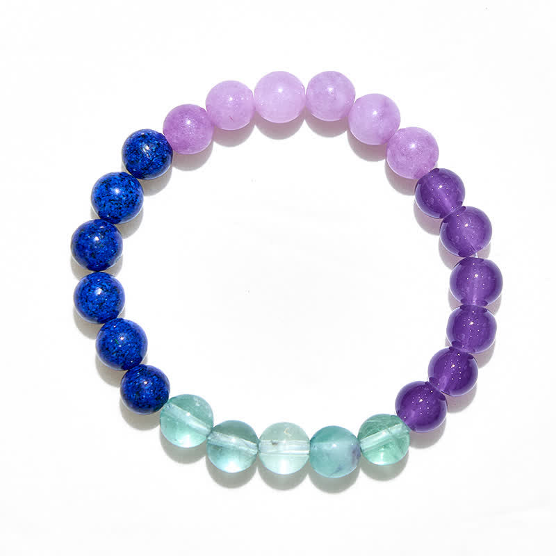 Pulsera de mujer con cuentas de cristal natural de Olivenorma 