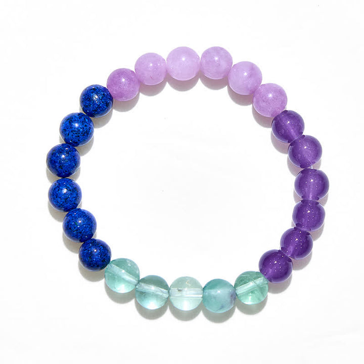 Pulsera de mujer con cuentas de cristal natural de Olivenorma 