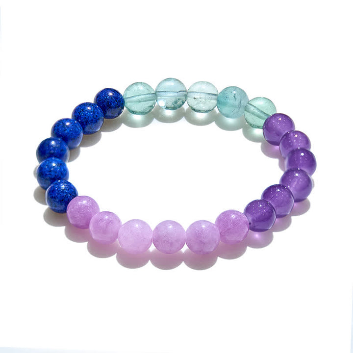 Pulsera de mujer con cuentas de cristal natural de Olivenorma 