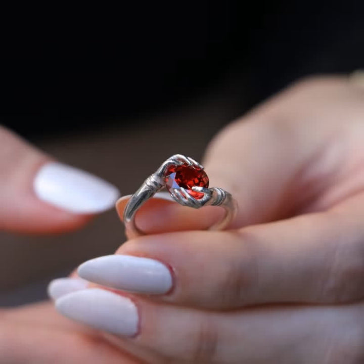Olivenorma "El Secreto del Cosmos" - Anillo de piedras preciosas de cristal