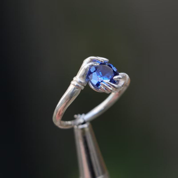 Olivenorma "El Secreto del Cosmos" - Anillo de piedras preciosas de cristal