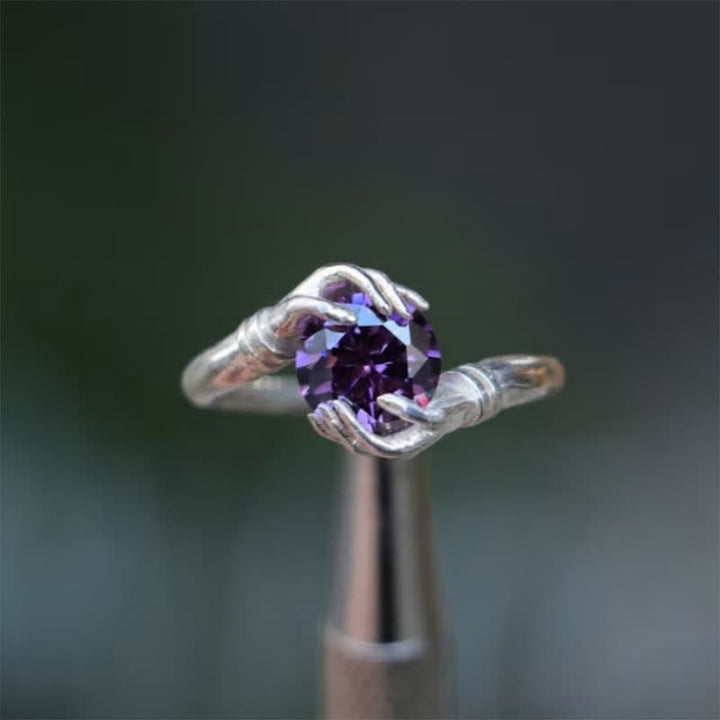 Olivenorma "El Secreto del Cosmos" - Anillo de piedras preciosas de cristal