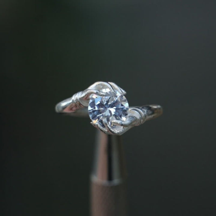 Olivenorma "El Secreto del Cosmos" - Anillo de piedras preciosas de cristal