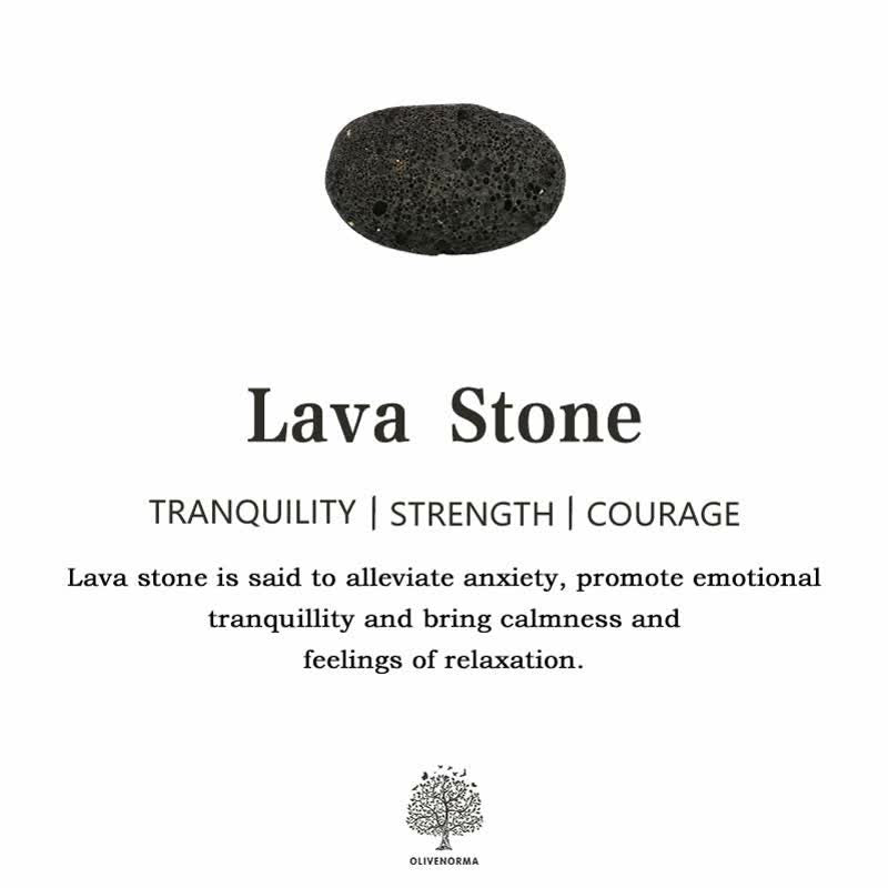Pulsera de cuentas de turquesa y piedra de lava de hematita natural de Olivenorma 