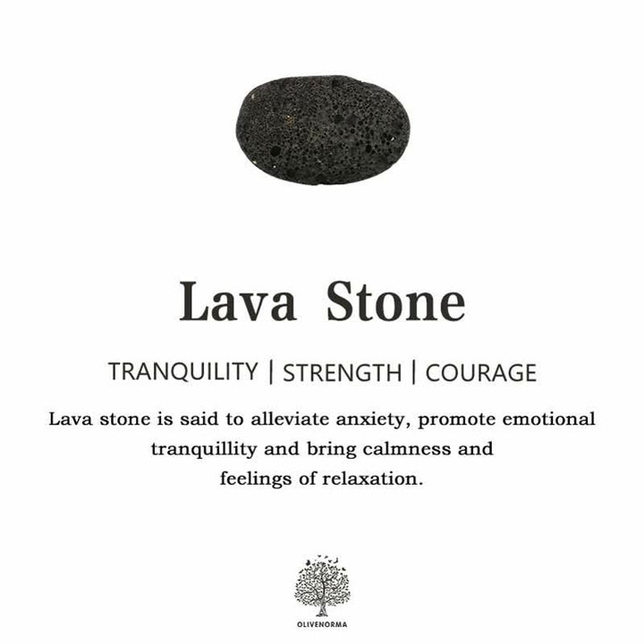 Pulsera de cuentas de turquesa y piedra de lava de hematita natural de Olivenorma 