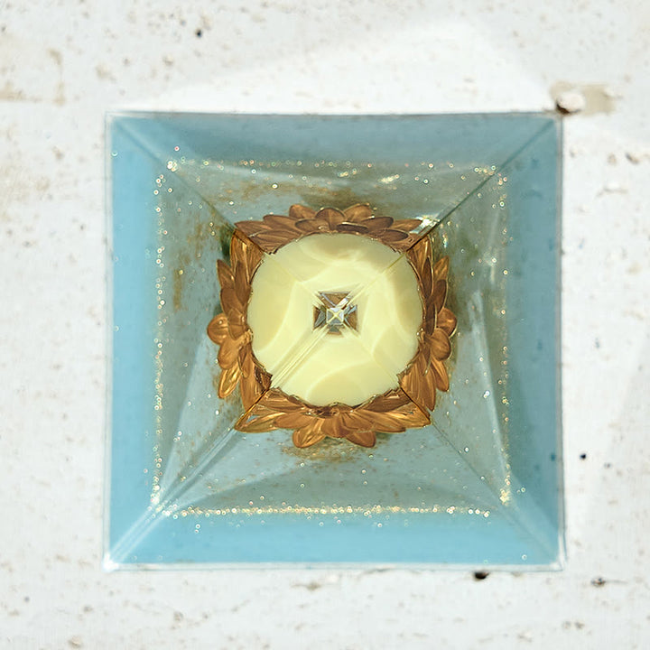 Torre de energía de loto de jade amarillo de Olivenorma Pirámide orgónica