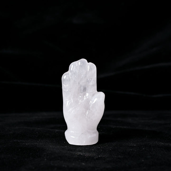 Adorno de piedra preciosa natural con forma de mano de Buda de Olivenorma