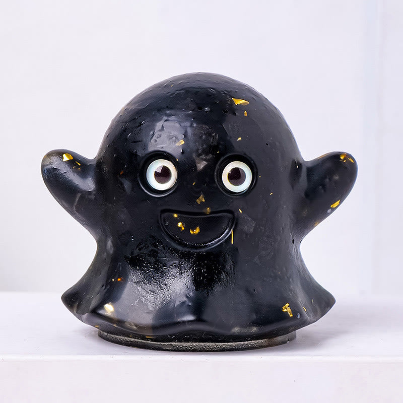 Adorno de gema natural fantasma de Olivenorma, decoración de piedra genuina