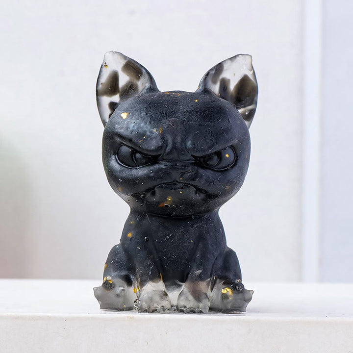 Adorno para perro de meditación de Olivenorma, decoración con piedras preciosas naturales