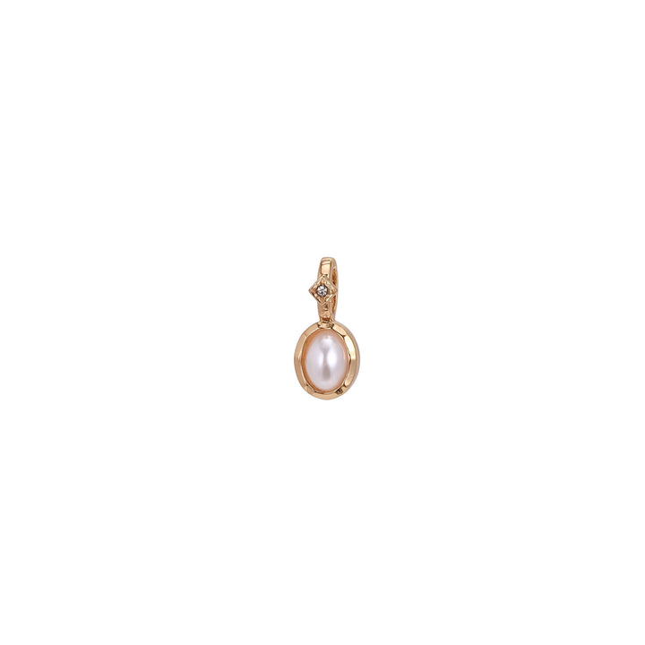 Collar con colgante de piedra natal de Olivenorma y gemas de cristal natural
