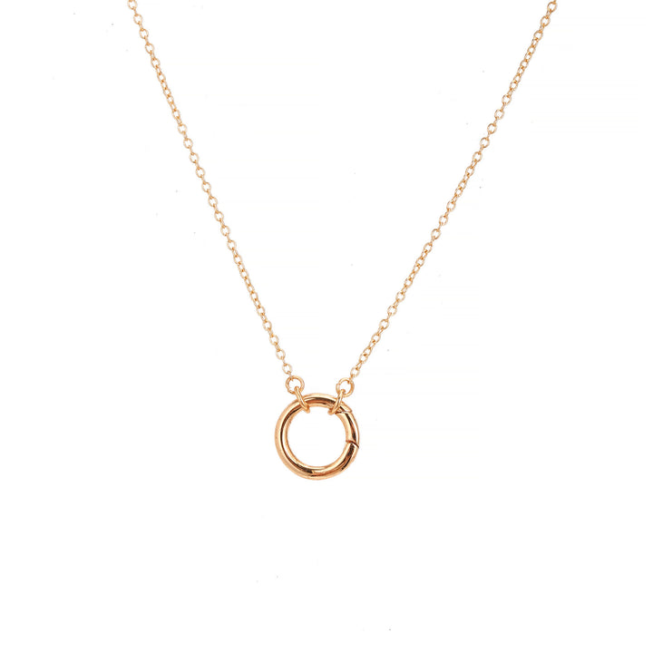 Collar con colgante de piedra natal de Olivenorma y gemas de cristal natural