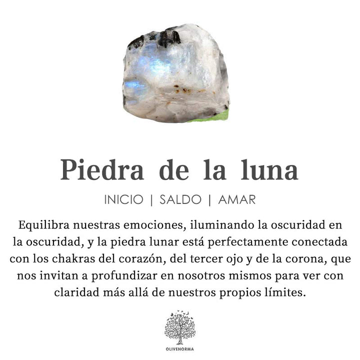 Collar de curación espiritual con rosa de piedra natural de Olivenorma 