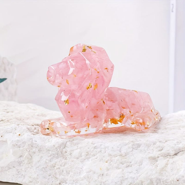 Decoración con piedra preciosa de león de piedra natural de Olivenorma