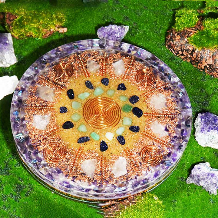 Decoración de resina de piedra natural con protección de campo magnético de Olivenorma