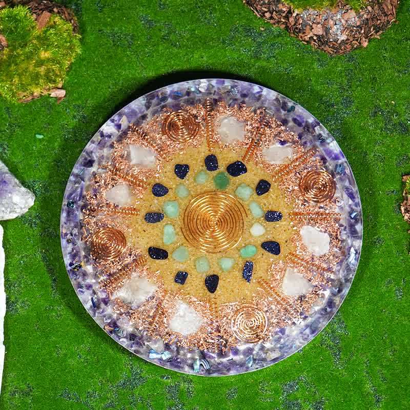 Decoración de resina de piedra natural con protección de campo magnético de Olivenorma