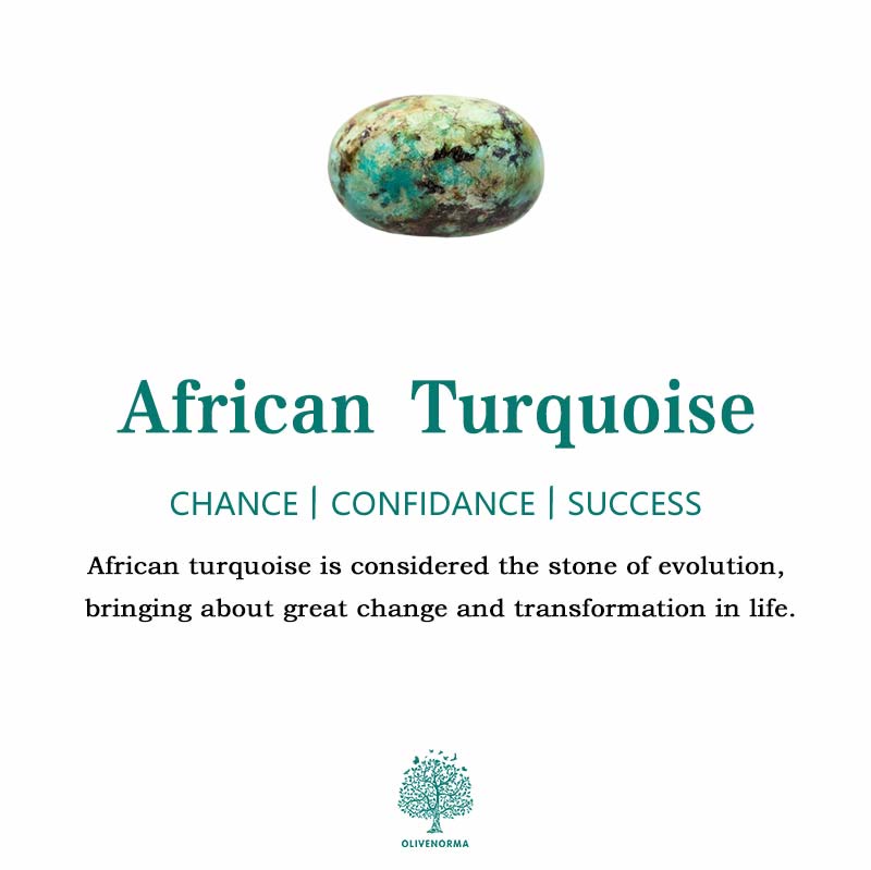Pulsera de cuentas de peridoto y turquesa africana con ojo de tigre de Olivenorma