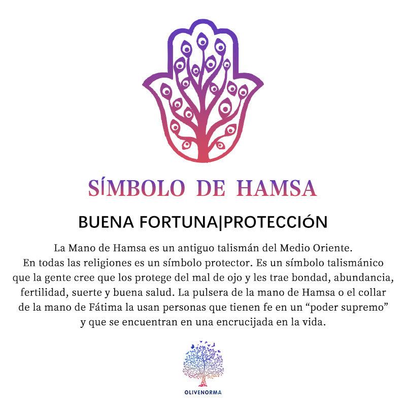 Pirámide de orgón de hamsa de obsidiana y cristal transparente de Olivenorma 