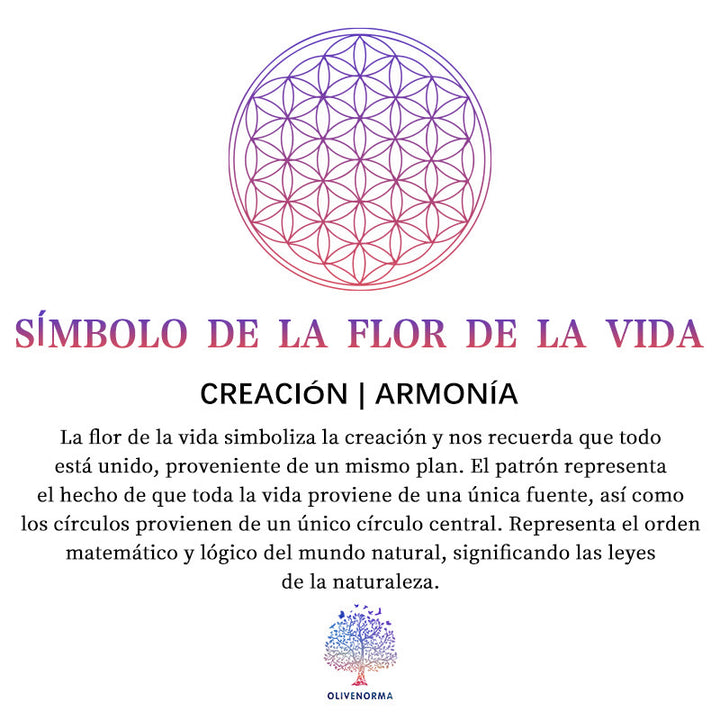 Pirámide de orgón con flor de la vida de piedra lunar de Olivenorma