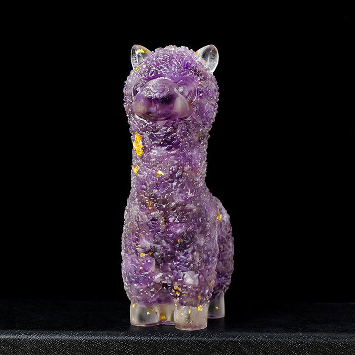 Decoración con piedras preciosas de alpaca y epoxi de cristal de Olivenorma