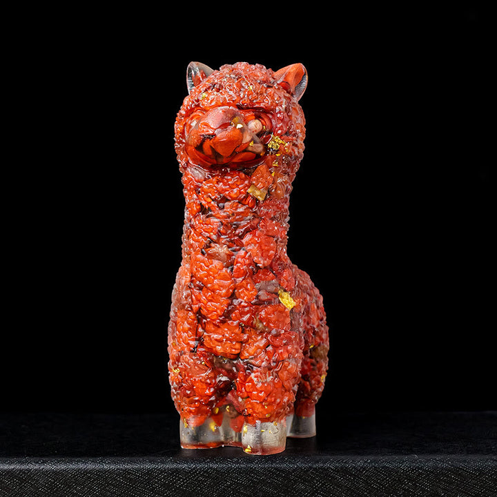 Decoración con piedras preciosas de alpaca y epoxi de cristal de Olivenorma