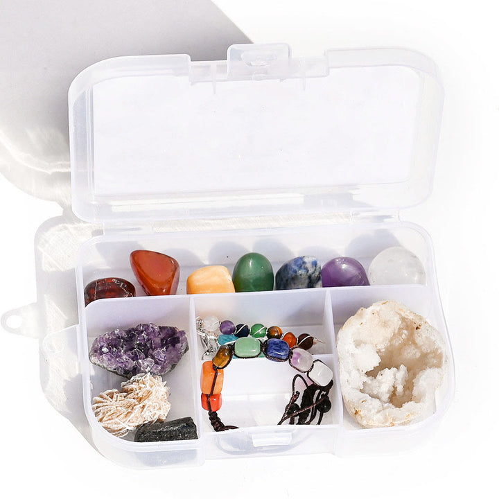Caja de adornos con energía de cristal de Olivenorma