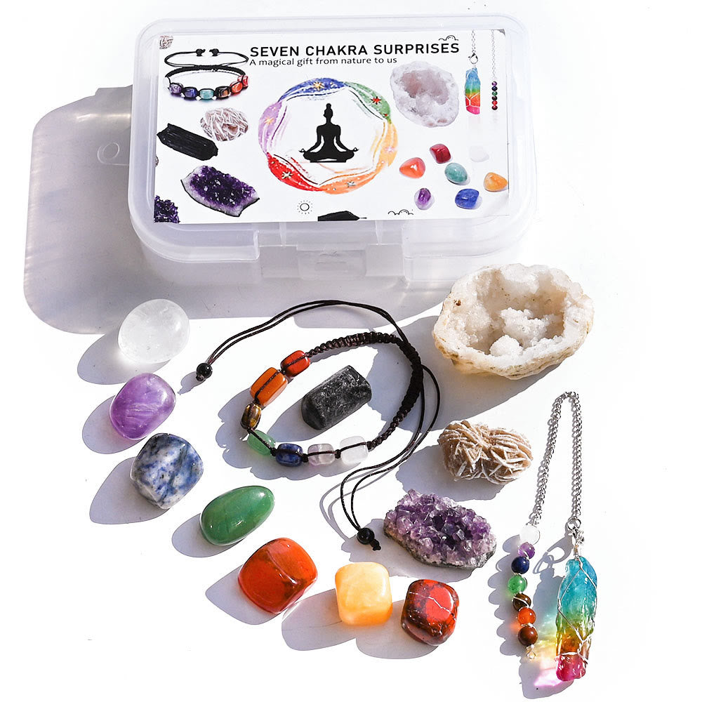 Caja de adornos con energía de cristal de Olivenorma